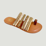 Camel Threads - Women's Boho Chic Fringe Sandals