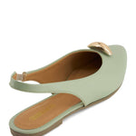 Andrea - Women's Pointed Toe Slingback Ballet Flats