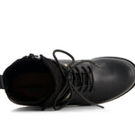 Andrea - Women's Leather Lace Up Ankle Booties