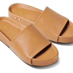 Beek - Women's Pelican Leather Platform Sandal
