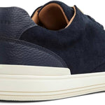 Ted Baker - Men's Brentford Sneaker, Navy Blue Suede Lace Up Shoes