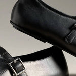 Jeffrey Campbell - Women's Elise Leather Mary Jane Flats