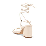 Raye - Women's Voyage Heel Leather Square Toe Sandals