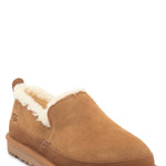 Mykos - Men's Faux Shearling Lined Moc Slipper