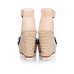 See By Chloe - Women's Raw Edge Trim Espadrille Wedge Sandal