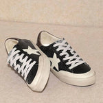 Miracle Miles - Women's Vega Lace-up Leather Sneakers