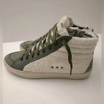 P448 - Women's Sherpa Skate Hi-top Sneakers