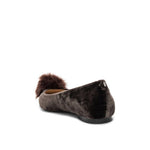 Sam Edelman - Women's Raddie Velvet Flat With Pom
