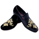 Barabas - Men's Pearls Mod Slip-on Loafers