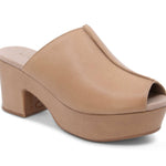 Chocolat Blu - Women's Gadis Latte Leather Sandal