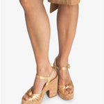 Pedro Garcia - Women's Tailor Heeled Corkbed Sandal
