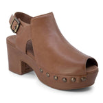 Chocolat Blu - Women's Galla Slingback Peep Toe Platform Clog