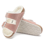 Birkenstock - Women's Arizona Shearling Suede Narrow Sandals