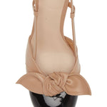 Jeffrey Campbell - Women's Baby Doll Patent Slingback Cap Toe Pumps