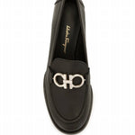 Salvatore Ferragamo - Women's Gancini Buckle Chunky Heel Loafers