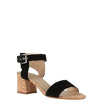The Flexx - Women's Nubuck & Cork Block Heel Sandal
