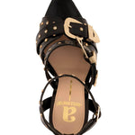 Andrea - Women's Ornate Buckles And Studs Sandal