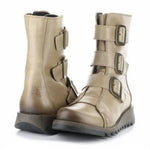 Fly London - Women's Leather Wedge Heel Bootie