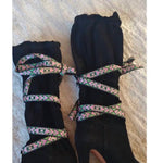 Etro - Women's Multi Woven Lace-Up Suede Boots