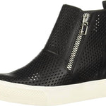 Steve Madden - Women's Wedgie Fashion Double Side Zipper Soft Sneakers