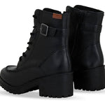 Bottero - Women's Leather Preto Lace-up Boots