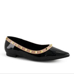 Andrea - Women's Studded Flat Shoes