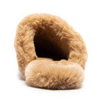 Qupid - Women's Eskimo Flates Pleather Fur Lined Mules