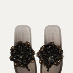 Farm Rio - Women's Studded Flower Jelly Flat Sandal