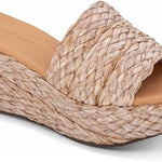 Chocolat Blu - Women's Yunis Raffia Wedge Sandal