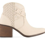Forastero - Women's Real Leather Side Zipper Booties