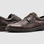 Kcr Group - Men's Derby Toe-cap Leather Dress Shoes