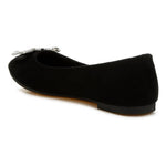Rag Company - Women's Prajik Rhinestone Buckle Detail Ballerinas