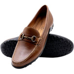 Martin Dingman - Men's Bill Water Buffalo Horse Bit Leather Loafers