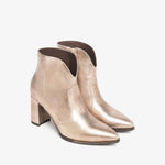 Nerogiardini - Women's Metallic Western Ankle Boot