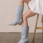 Oasis Society - Women's The Gabby Perforated Western Boot
