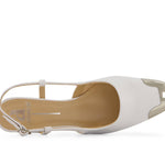 Andrea - Women's Slingback Square Toe Heels