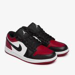 Air Jordan - Men's 1 Low Bred Toe Shoes