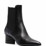 Salvatore Ferragamo - Women's Logo-embossed Heel Chelsea Boots