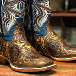 Tanner Mark - Men's Sin Wagon Tooled Leather Boots