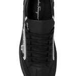 Salvatore Ferragamo - Men's Borg Leather Sneakers