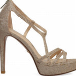 Pelle Moda - Women's Oneda X Platform Rear Zip Platform Sandals