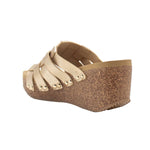 Volatile - Women's Enoki Woven Slide Wedge