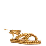 Valentino - Women's Rope Leather Sandals
