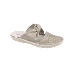 Bernie Mev - Women's Slip On Taupe Shimmer Shoes