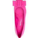 Salvatore Ferragamo - Women's Viva Bow-detail Leather Ballerina Shoes