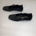 Farm Rio - Women's Adjustable Strap Square Toe Mary Jane Flats