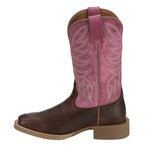 Justin - Women's Buffalo Vamp Buffalo Top Cowgirl Boot - Medium