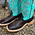 Corral - Men's Leather & Shaft Square Toe Cowboy Boot