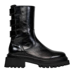 Homers - Golva Leather Flat Ankle Boots