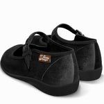 Hot Chocolate Design - Women's Velvet Mary Jane Flat